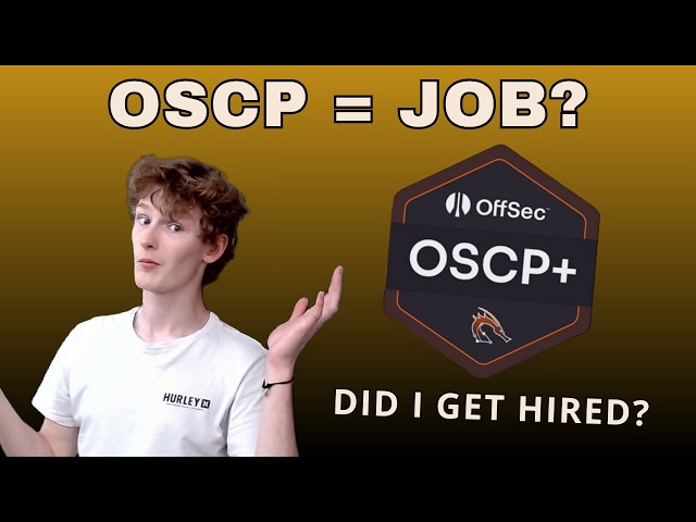 Does the OSCP get you a job?