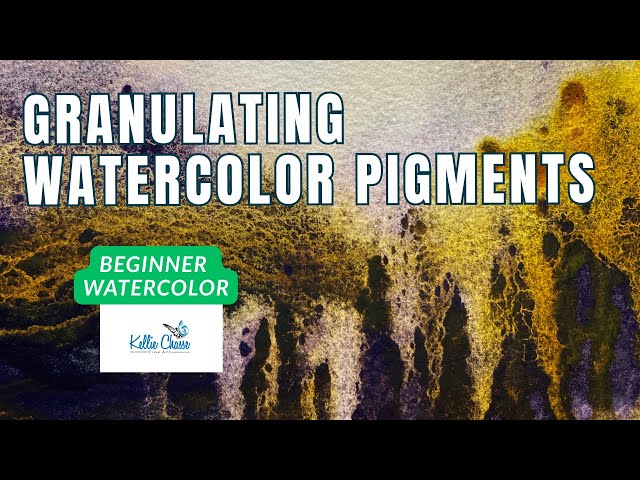 Amazing Watercolor Effect - Granulating Pigments - Part 2