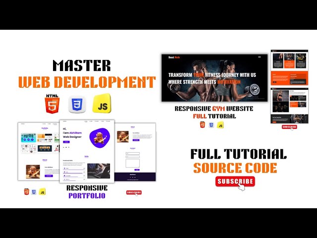 Master Frontend Web Development With 2 Real World Projects Using Html CSS JS Beginners to Advanced