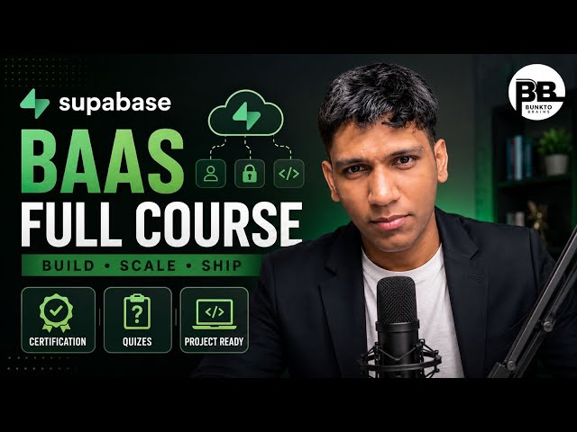 Backend (BaaS) Lecture 1 | Course Introduction & Development Setup | BunkToBrains
