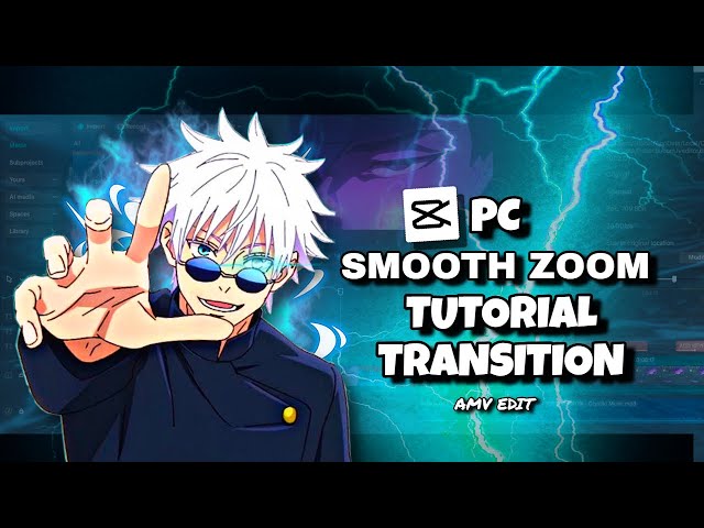 Smooth Zoom Tutorial  like AE in CapCut PC 💻 | Anime AMV Tutorial #1