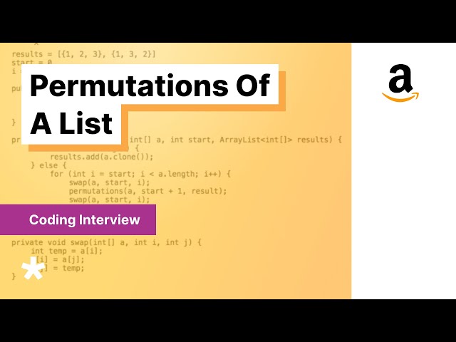Return all permutations of a list | Java Coding Solution