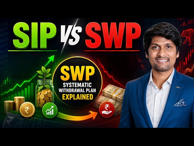 SWP systematic withdrawal plan Explained in Telugu | SIP VS SWP