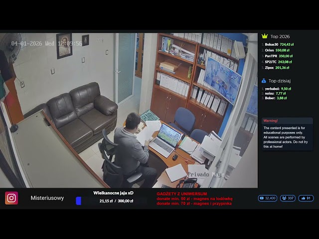 Zapis live Misterius - 01.04.2026