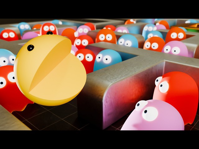 Pac-Man, But There Are WAY Too Many Ghosts!