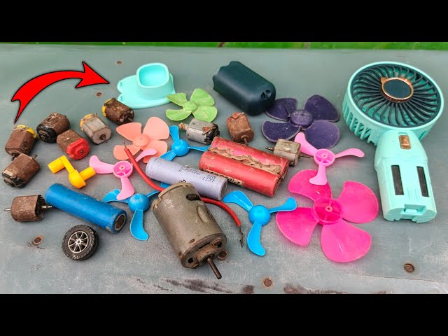 Portable Rechargeable Mini Fan Repair | DC Motor & 18650 Battery Replacement | DIY Fix Tutorial