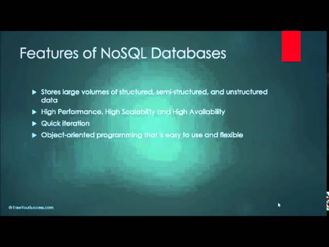 NoSQL 1 Introduction to NoSQL Databases