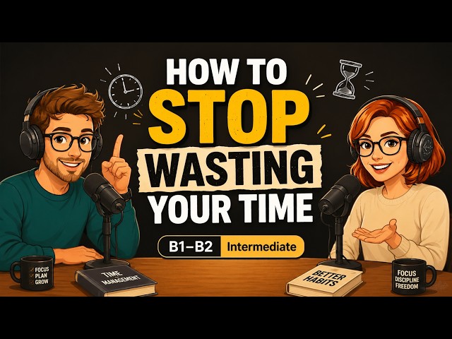 Stop Wasting Your Time and Start Taking Control | English Listening Practice (B1–B2)