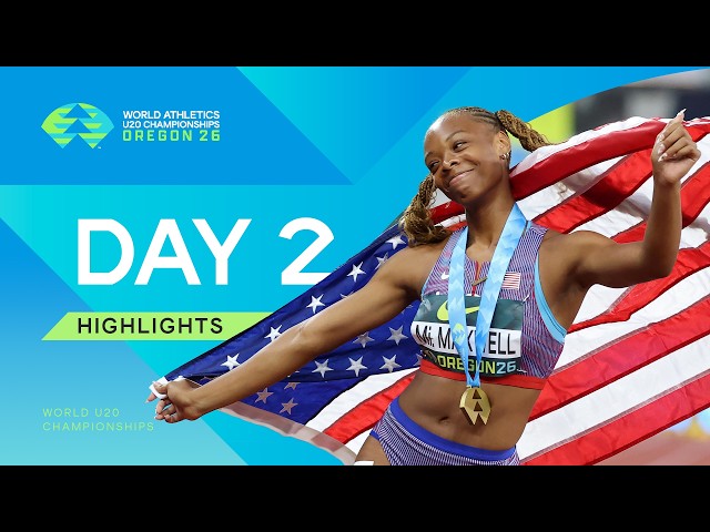 Day 2 - Full Highlights | World Athletics U20 Championships Eugene 26