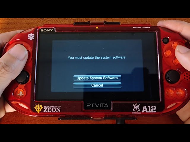 Easy Fixing "You Must Update the System Software" Problem on a Modded PS Vita