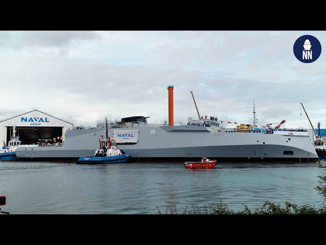 France’s Second FDI Frigate "Amiral Louzeau" Launched by Naval Group