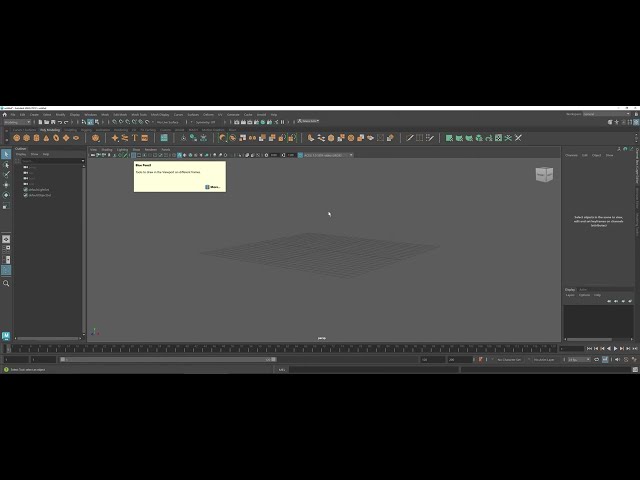 Maya 2023 - Interface and Scene Overview