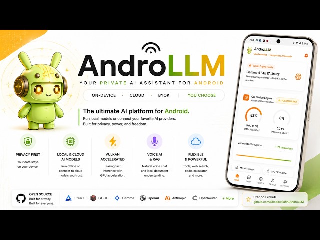 Meet AndroLLM: The Ultimate Private AI Assistant for Android