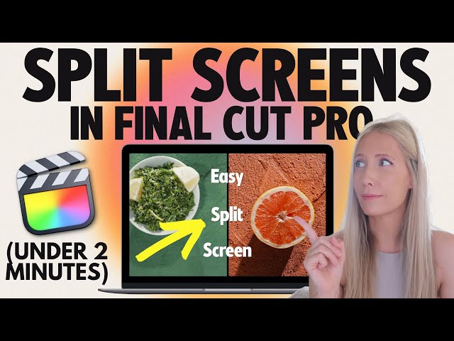 🎬 Tutorial: How to Split Screen in Final Cut Pro *Easy for Beginners*