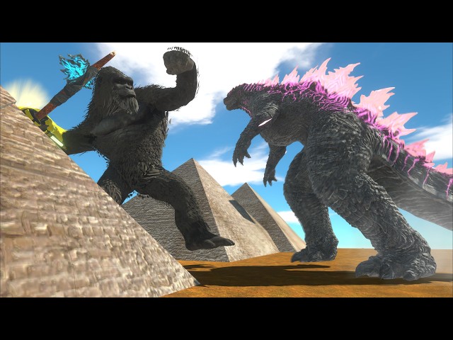 Evolved Godzilla next level of suplex ability and atomic. Kong will test this