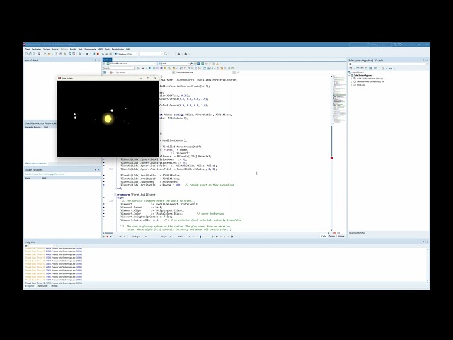 Building a Solar System with Delphi 13.1 Kai Chat & Claude Code