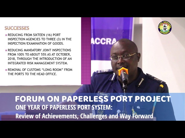 PERSPECTIVE OF THE PORT – GRA CUSTOMS DIVISION