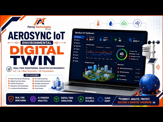 AeroSync IoT — Environmental Digital Twin | Full-Stack IoT, AI & 3D Simulation Platform