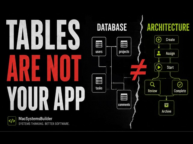 Why Your Database Isn't Your Architecture