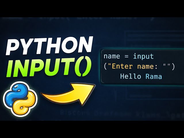 Input function in python| How it works explained in 2 mins