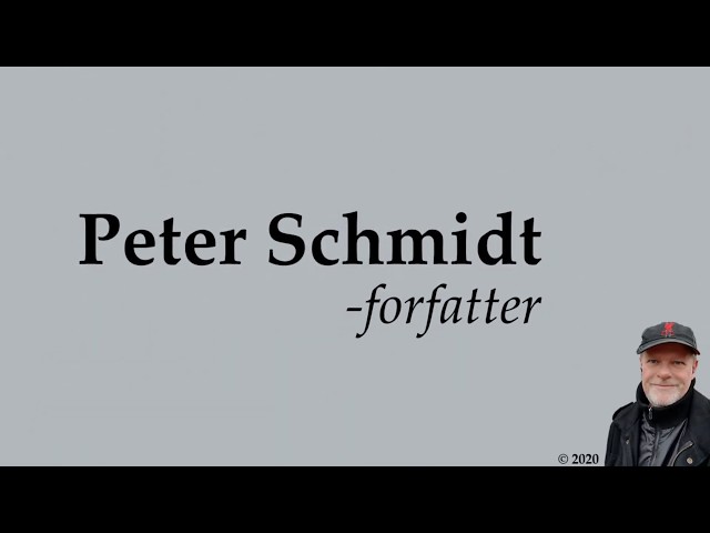 Peter Schmidt - forfatter