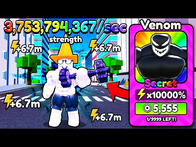 Starting Over as NOOB with BEST WEIGHT in Muscle Transform! (Roblox)