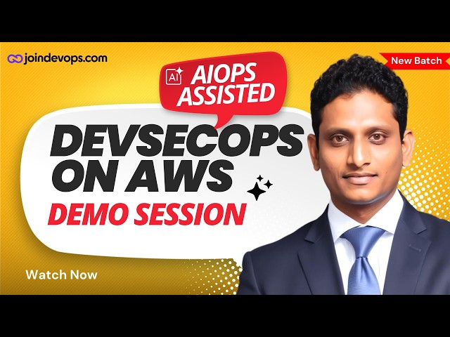 🔥 DevSecOps on AWS - AIOps Assisted Demo Session | Batch 88 by Raghu K | Learn DevOps from Scratch 🚀