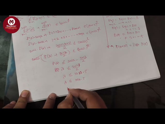 If a function f satisfies f(m+n) =f(m)+f(n) ∀ m,n ∈ N & f (1)=1 then the Largest natural number  λ
