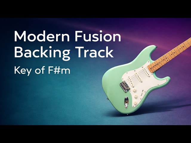 Modern Fusion Backing Track - Key of F#m (Scott Henderson style)