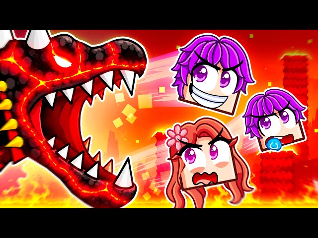 We Beat The GEOMETRY DASH BOSS BATTLE...