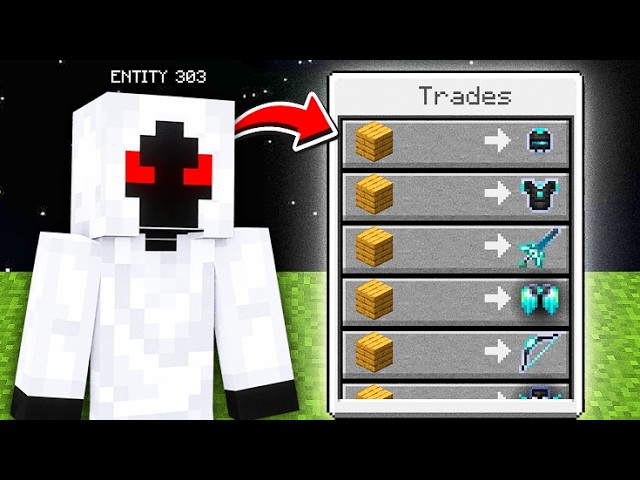 Minecraft, But SCARY ENTITIES Trade AVARITIA ITEMS..