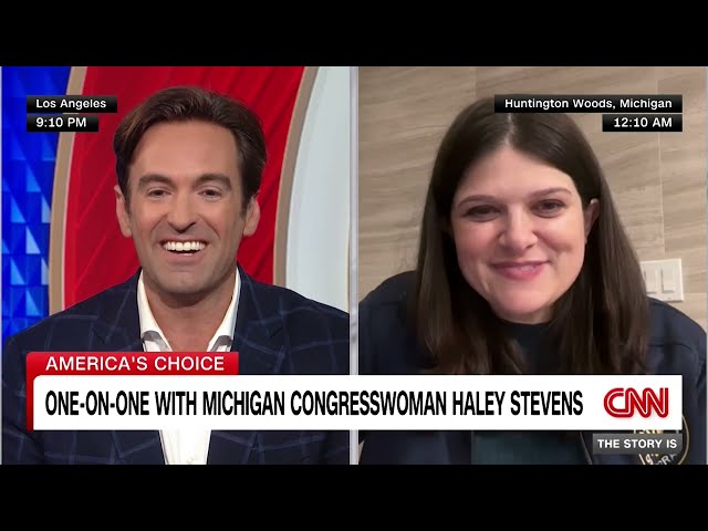 Haley Stevens' First Post Primary Interview on CNN