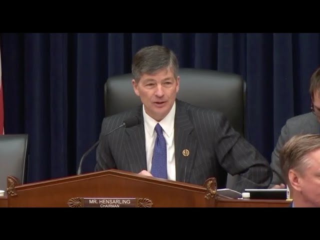 Hensarling Opening Statement at "Oversight of the Financial Stability Oversight Council" hearing