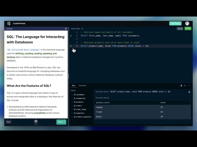 Practice SQL Online, No Install Needed