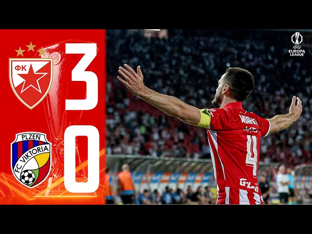 Црвена звезда - Викторија Плзењ 3:0 (1:0), најбољи моменти