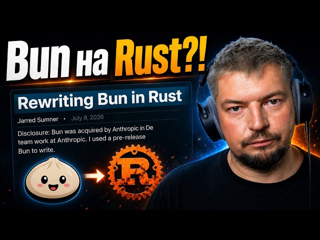 AI rewrote Bun in Rust and it got FASTER?!