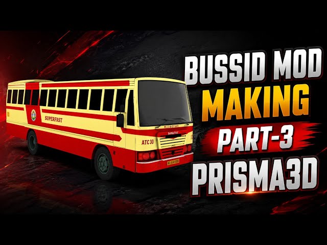 BUSSID Mod Making Part 3 | Complete Bus Body Modeling in Prisma3D | Android 3D Tutorial #meshmill 
