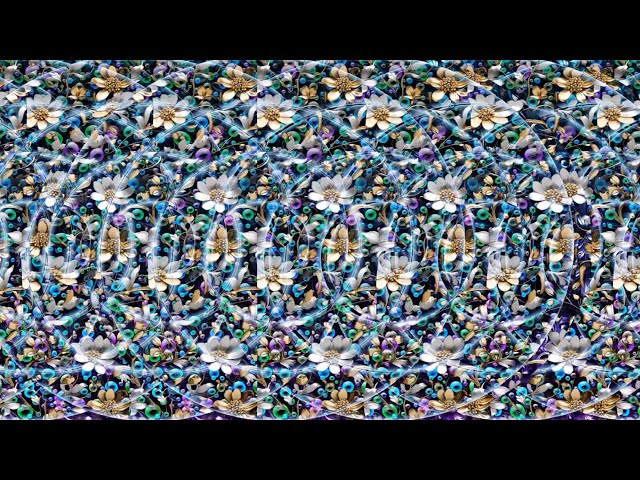 Glass Spiral - 3D Stereogram Illusion