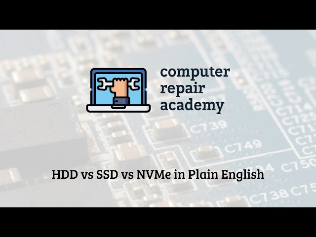 Lesson 4 - HDD vs SSD vs NVMe in Plain English