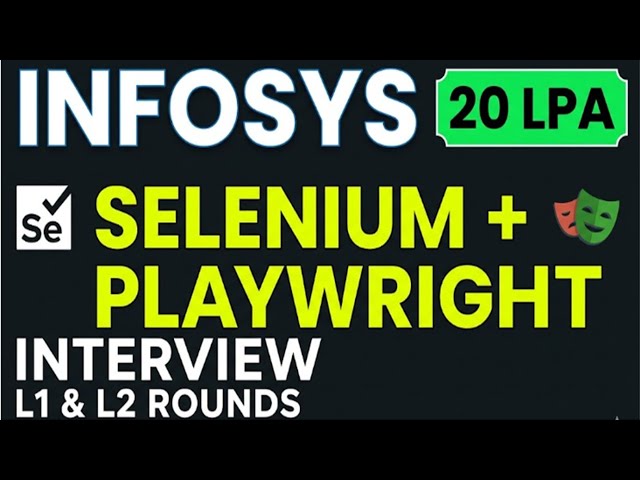 Infosys-Automation Testing Interview Q&A🔥 #testing #infosys #automationtesting #selenium #playwright