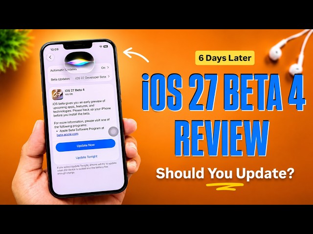 iOS 18 Beta 4 Honest Review – 6 Days Later! Battery, Performance & Bugs Review ⚡