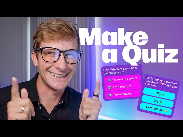 Create an Instagram Quiz That Sells for You! (Manychat Tutorial)