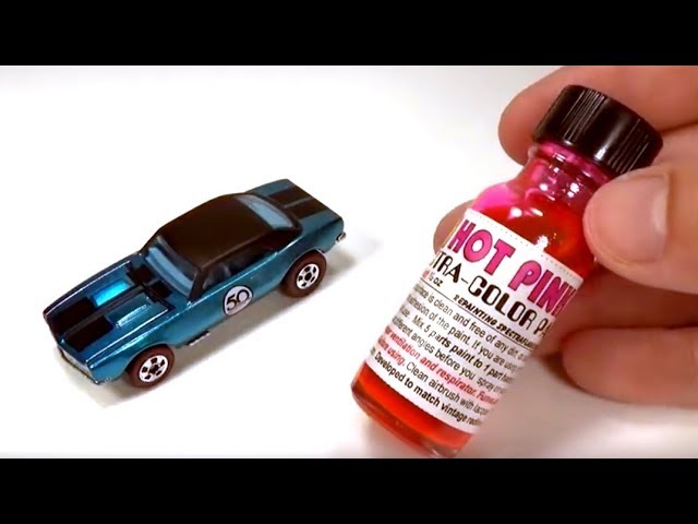 Custom 67 Camaro with New Hot Pink Spectraflame Paint