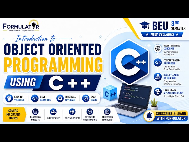 Introduction to Object Oriented Programming BEU 3rd Semester New Syllabus