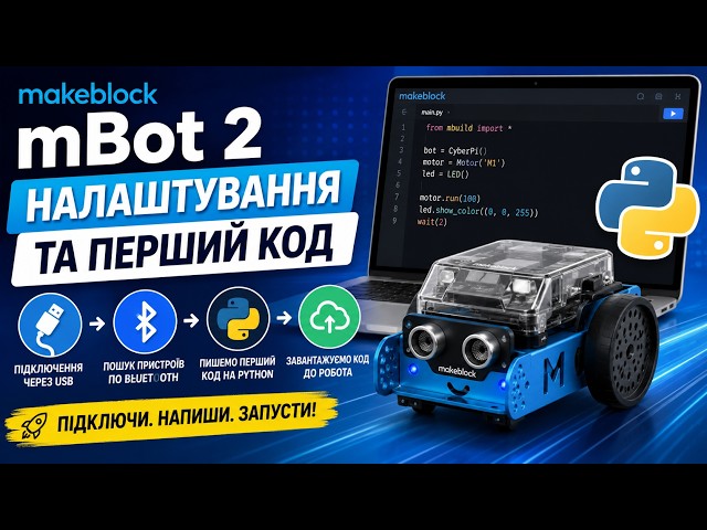 Makeblock mBot 2: Від підключення до програми