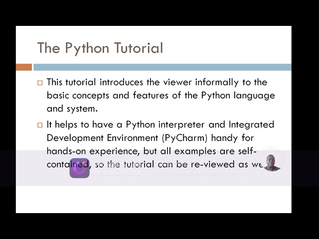 Chapter 1  - The Python Tutorial