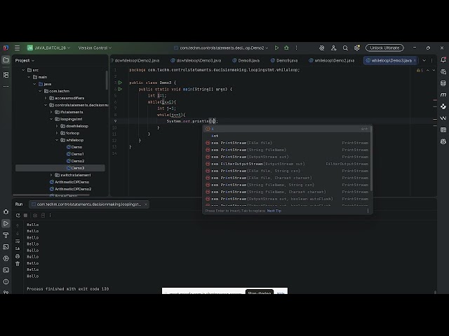 Java Looping Statements Part 5 | Nested Loops Explained with Practical Examples | TechM Academy