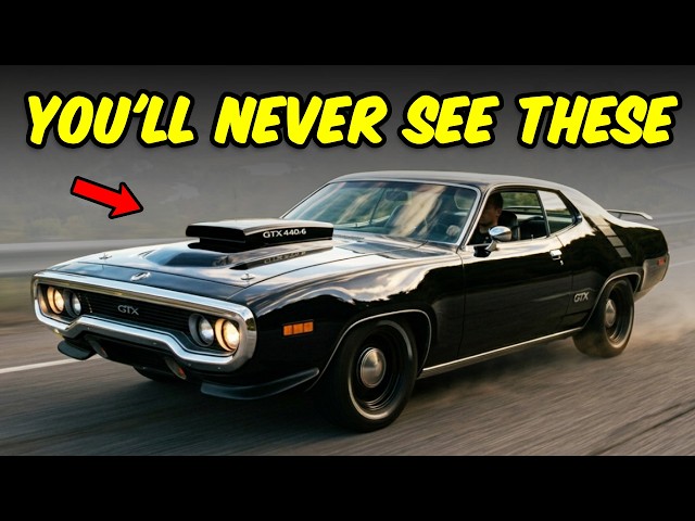 10 Muscle Cars Rarer Than A Plymouth Hemi 'Cuda Today