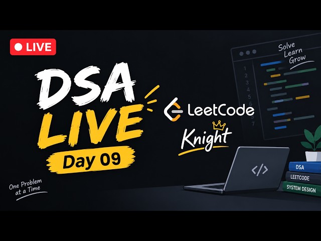 Live Coding Day 09 | LeetCode Knight And Building Full Stack Product In TS  | Live Problem Solving