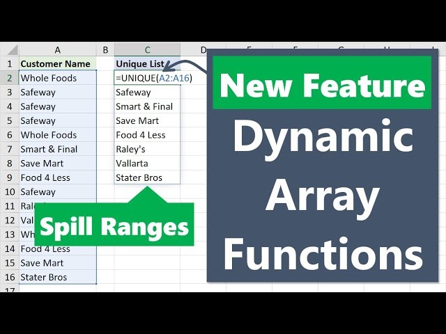 Dynamic Array Functions Are The Best New Excel Feature!